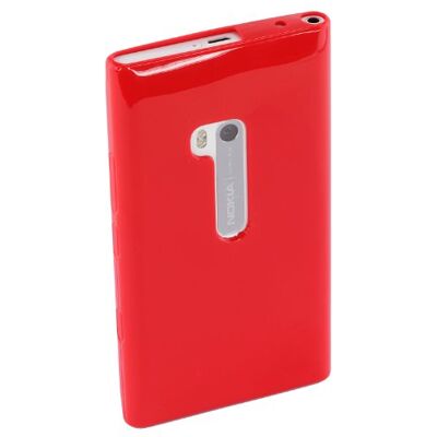 Gelicentieerde Siliconen Case Cover voor Nokia Lumia 900 Rood Gelicentieerde Siliconen Case Cover voor Nokia Lumia 900 Rood