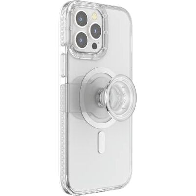 PopSockets : PopCase voor MagSafe Hoesje voor iPhone 13 Pro Max met een Verplaatsbare PopGrip Slide-Standaard en Grip met een Verwisselbare Top Clear PopSockets : PopCase voor MagSafe Hoesje voor iPhone 13 Pro Max met een Verplaatsbare PopGrip Slide-Standaard en Grip met een Verwisselbare Top Clear