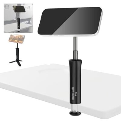 NEEWER TP016 Mobiele telefoonhouder voor in het vliegtuig, magnetische smartphone voor op tafel, selfiestick, draagbaar, accessoire voor reizen, compatibel met MagSafe iPhone, Samsung, Android, voor NEEWER TP016 Mobiele telefoonhouder voor in het vliegtuig, magnetische smartphone voor op tafel, selfiestick, draagbaar, accessoire voor reizen, compatibel met MagSafe iPhone, Samsung, Android, voor