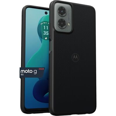 Motorola Moto G 5G (2024) Getextureerde beschermhoes Zwart Nauwkeurig passende schokabsorberende hoesjes voor verbeterde telefoongrip, stijl, valbescherming voor je Moto G 5G 2024 Motorola Moto G 5G (2024) Getextureerde beschermhoes Zwart Nauwkeurig passende schokabsorberende hoesjes voor verbeterde telefoongrip, stijl, valbescherming voor je Moto G 5G 2024