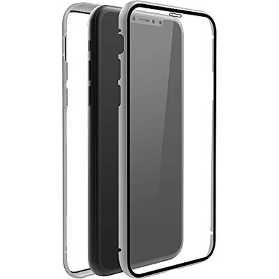 Black Rock Hama beschermhoes "360° Glass" (voor Apple iPhone 11 Pro Max, perfecte bescherming, slank design, kunststof, 360° cover) zilver Black Rock Hama beschermhoes "360° Glass" (voor Apple iPhone 11 Pro Max, perfecte bescherming, slank design, kunststof, 360° cover) zilver