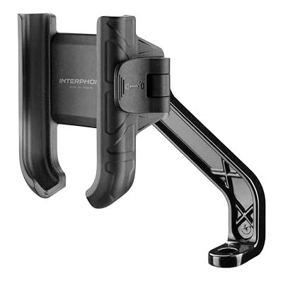 Interphone Crab 26 Mirror Bolt telefoonhouder voor scooter met snelontgrendeling, verstelbare helling, houder van aluminium, veilig voor het gebruik van je smartphone onderweg Interphone Crab 26 Mirror Bolt telefoonhouder voor scooter met snelontgrendeling, verstelbare helling, houder van aluminium, veilig voor het gebruik van je smartphone onderweg