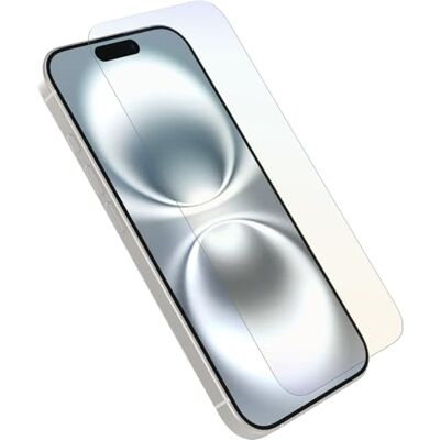 Otterbox Premium Pro Glass met Blue Light Guard glazen schermbeschermer voor iPhone 16, gehard glas, superieure krasbescherming, overleeft vallen tot 1,8 meter, Zonder Verpakking Otterbox Premium Pro Glass met Blue Light Guard glazen schermbeschermer voor iPhone 16, gehard glas, superieure krasbescherming, overleeft vallen tot 1,8 meter, Zonder Verpakking