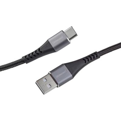 Intenso USB-A naar USB-C-kabel, 2 m, 3 A, oplaadkabel Data- en oplaadkabel met 480 Mbit/s voor Samsung, iPhone en Xiaomi, robuuste oplaadkabel voor tablets, Quick Charge 3.0 Intenso USB-A naar USB-C-kabel, 2 m, 3 A, oplaadkabel Data- en oplaadkabel met 480 Mbit/s voor Samsung, iPhone en Xiaomi, robuuste oplaadkabel voor tablets, Quick Charge 3.0