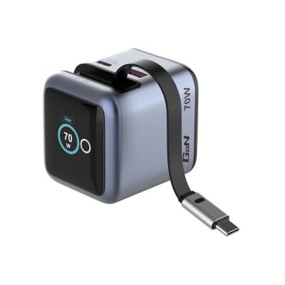 Verbatim Mini GaN oplader 70W met display & USB-C-kabel reisadapter Gan Charger snellader met USB-A, USB-C, EU, UK, US stekker voor Apple MacBook, iPad, iPhone 15 iPhone 17, Samsung Verbatim Mini GaN oplader 70W met display & USB-C-kabel reisadapter Gan Charger snellader met USB-A, USB-C, EU, UK, US stekker voor Apple MacBook, iPad, iPhone 15 iPhone 17, Samsung