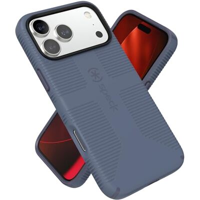 Speck CANDYSHELL Grip + MS beschermhoes voor iPhone 17 Pro Max mysterieus blauw/gewassen denim dunne beschermhoes valbescherming compatibel met MagSafe Speck CANDYSHELL Grip + MS beschermhoes voor iPhone 17 Pro Max mysterieus blauw/gewassen denim dunne beschermhoes valbescherming compatibel met MagSafe