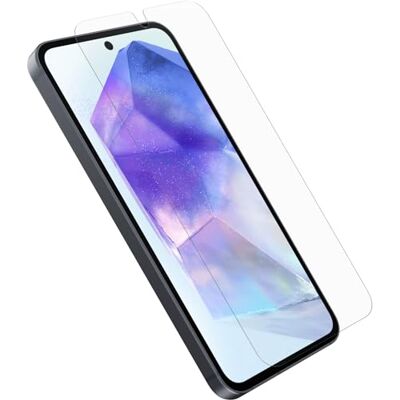 Otterbox Glass-screenprotector voor Samsung Galaxy A55 5G, gehard glas, krasbescherming, bescherming tegen vallen en splinters Zonder Verpakking Otterbox Glass-screenprotector voor Samsung Galaxy A55 5G, gehard glas, krasbescherming, bescherming tegen vallen en splinters Zonder Verpakking