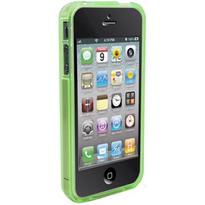 Phonix IP5GPG Gel Protection Plus beschermhoes met displaybeschermfolie voor Apple iPhone 5 groen Phonix IP5GPG Gel Protection Plus beschermhoes met displaybeschermfolie voor Apple iPhone 5 groen