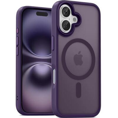 UNBREAKcable Magnetisch hoesje voor iPhone 16, 6,1 inch, compatibel met MagSafe, volledige camerabescherming, ingebouwde magnetische ring, valbescherming, schokbestendig, dun telefoonhoesje UNBREAKcable Magnetisch hoesje voor iPhone 16, 6,1 inch, compatibel met MagSafe, volledige camerabescherming, ingebouwde magnetische ring, valbescherming, schokbestendig, dun telefoonhoesje