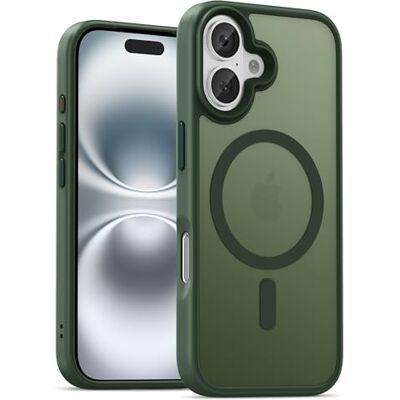 UNBREAKcable Magnetisch hoesje voor iPhone 16, 6,1 inch, compatibel met MagSafe, volledige camerabescherming, ingebouwde magnetische ring, valbescherming, schokbestendig, dun telefoonhoesje UNBREAKcable Magnetisch hoesje voor iPhone 16, 6,1 inch, compatibel met MagSafe, volledige camerabescherming, ingebouwde magnetische ring, valbescherming, schokbestendig, dun telefoonhoesje