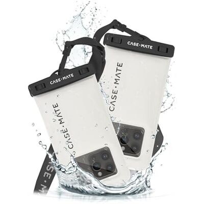 Case-Mate IP68 waterdicht telefoontasje, drijvend, crossbody riem, strand, cruiseschip, reisbenodigdheden, compatibel met alle apparaten, touchscreen vriendelijk, Sand Dollar, set van 2 Case-Mate IP68 waterdicht telefoontasje, drijvend, crossbody riem, strand, cruiseschip, reisbenodigdheden, compatibel met alle apparaten, touchscreen vriendelijk, Sand Dollar, set van 2