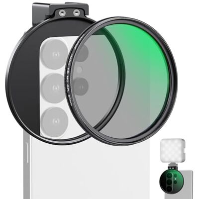 NEEWER 67 mm CPL-filter voor telefoons met koude schoenclip, HD circulaire polarisatiefilter, lensfilteraccessoires met verstelbare polarisatie, compatibel met Android Samsung S26 Ultra iPhone 17 Pro NEEWER 67 mm CPL-filter voor telefoons met koude schoenclip, HD circulaire polarisatiefilter, lensfilteraccessoires met verstelbare polarisatie, compatibel met Android Samsung S26 Ultra iPhone 17 Pro