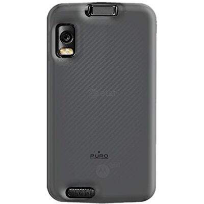 Puro Siliconen hoes voor Motorola Atrix grijs Puro Siliconen hoes voor Motorola Atrix grijs