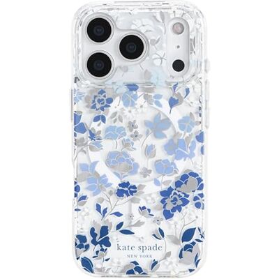 kate spade new york iPhone 17 Pro-hoesje compatibel met MagSafe Designer telefoonhoesje bloembed blauwe edelstenen kate spade new york iPhone 17 Pro-hoesje compatibel met MagSafe Designer telefoonhoesje bloembed blauwe edelstenen