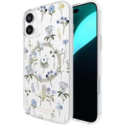 kate spade new york iPhone 16 Plus hoesje Compatibel met MagSafe Designer Phone Case Precious Bloom kate spade new york iPhone 16 Plus hoesje Compatibel met MagSafe Designer Phone Case Precious Bloom