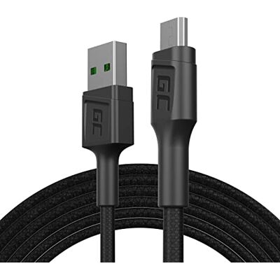 Green Cell PowerStream Micro USB Kabel 1,2m USB-A QC 3.0 480 Mbit/s Compatibel met Samsung, Huawei, LG en Xiaomi, Quick Charge 3.0, 480 Mbit/s Data en Versterkte Vlecht voor Duurzaam Gebruik Green Cell PowerStream Micro USB Kabel 1,2m USB-A QC 3.0 480 Mbit/s Compatibel met Samsung, Huawei, LG en Xiaomi, Quick Charge 3.0, 480 Mbit/s Data en Versterkte Vlecht voor Duurzaam Gebruik