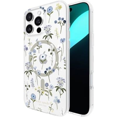 kate spade new york iPhone 16 Pro Max Hoesje Compatibel met MagSafe Designer Telefoonhoes Precious Bloom kate spade new york iPhone 16 Pro Max Hoesje Compatibel met MagSafe Designer Telefoonhoes Precious Bloom