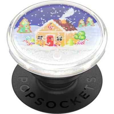 PopSockets PopGrip Uitbreidbare standaard en grip met verwisselbare bovenkant Tidepool Candy Cane Lane PopSockets PopGrip Uitbreidbare standaard en grip met verwisselbare bovenkant Tidepool Candy Cane Lane