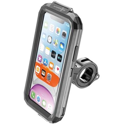 Interphone ARMORPRO telefoonhouder voor motorfiets en fiets, water- en stofdicht, 360 graden draaibaar, smartphonehouder met touch-ID en gezichts-ID compatibel tot 6,5 inch Interphone ARMORPRO telefoonhouder voor motorfiets en fiets, water- en stofdicht, 360 graden draaibaar, smartphonehouder met touch-ID en gezichts-ID compatibel tot 6,5 inch