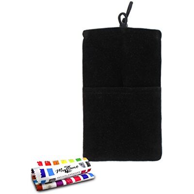 MUZZANO Originele "Cocoon" Pouch voor Archos 45 Helium Zwart MUZZANO Originele "Cocoon" Pouch voor Archos 45 Helium Zwart