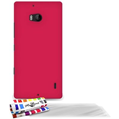 MUZZANO Original"Le Pearls" Rigid Case voor Nokia Lumia 930 met 3 Ultra-Clear Screen Protectors Hot Pink MUZZANO Original"Le Pearls" Rigid Case voor Nokia Lumia 930 met 3 Ultra-Clear Screen Protectors Hot Pink