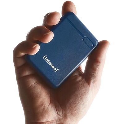 Intenso 7313525 Powerbank XS 5000, externe oplader (5000mAh, geschikt voor smartphone/tablet PC/MP3-speler/digitale camera) blauw Intenso 7313525 Powerbank XS 5000, externe oplader (5000mAh, geschikt voor smartphone/tablet PC/MP3-speler/digitale camera) blauw