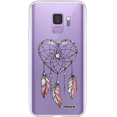 Evetane Beschermhoes voor Samsung Galaxy S9, hartmotief Evetane Beschermhoes voor Samsung Galaxy S9, hartmotief