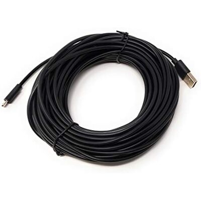 SYSTEM-S Micro USB-kabel van 13 m meter en oplaadkabel in zwart SYSTEM-S Micro USB-kabel van 13 m meter en oplaadkabel in zwart