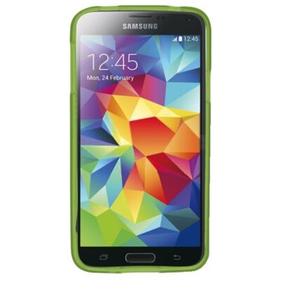 Phonix Gel Protection Plus hoes met displaybeschermfolie voor Samsung G900 Galaxy S5 groen Phonix Gel Protection Plus hoes met displaybeschermfolie voor Samsung G900 Galaxy S5 groen