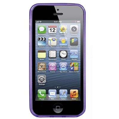 Phonix IP5GPV Gel Protection Plus beschermhoes met screen protector voor Apple iPhone 5 violet Phonix IP5GPV Gel Protection Plus beschermhoes met screen protector voor Apple iPhone 5 violet