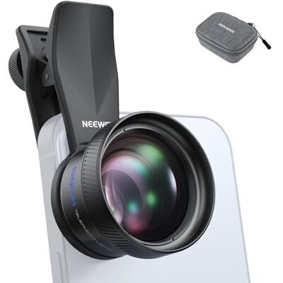NEEWER 58 mm telelens met 17 mm schroefdraad telefoon camera lens clip, 6 elementen in 5 groepen 2x vergroting compatibel met iPhone Android Samsung voor portretfotografie, LS-71 6 elementen in 5 groepen, 2x vergroting, compatibel met iPhone Android Sam NEEWER 58 mm telelens met 17 mm schroefdraad telefoon camera lens clip, 6 elementen in 5 groepen 2x vergroting compatibel met iPhone Android Samsung voor portretfotografie, LS-71 6 elementen in 5 groepen, 2x vergroting, compatibel met iPhone Android Sam