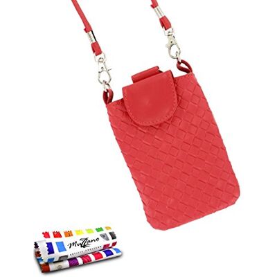MUZZANO Originele "CityPoche" Premium Pouch voor Nokia Lumia 620 Koraal MUZZANO Originele "CityPoche" Premium Pouch voor Nokia Lumia 620 Koraal