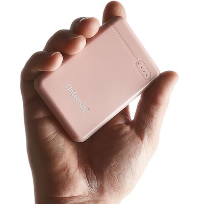 Intenso 7313523 Powerbank XS 5000, externe oplader (5000mAh, geschikt voor smartphone/tablet/MP3Player/digitale camera) rosé Intenso 7313523 Powerbank XS 5000, externe oplader (5000mAh, geschikt voor smartphone/tablet/MP3Player/digitale camera) rosé