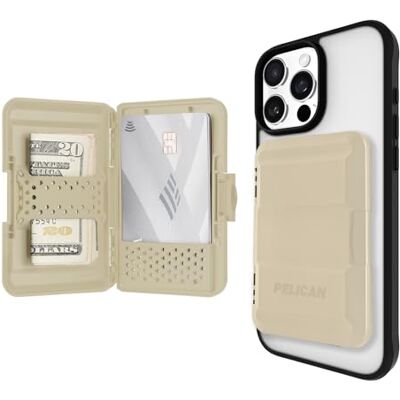 Pelican Magnetische portemonnee en kaarthouder Heavy Duty Snap-on MagSafe-portemonnee Afneembare harde iPhone-portemonnee voor iPhone 14 Pro Max/ 14 Pro/14/13 Pro Max/ 13 Pro/12 Pro Max Desert Pelican Magnetische portemonnee en kaarthouder Heavy Duty Snap-on MagSafe-portemonnee Afneembare harde iPhone-portemonnee voor iPhone 14 Pro Max/ 14 Pro/14/13 Pro Max/ 13 Pro/12 Pro Max Desert