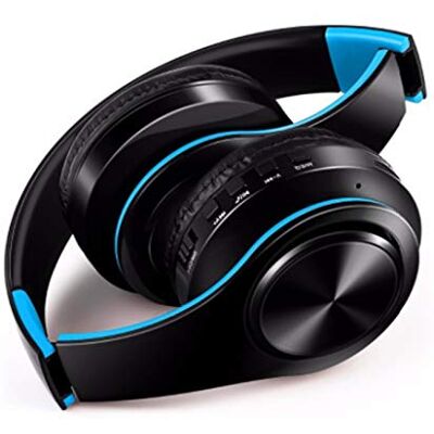 Shot Case Hoofdtelefoon, draadloos, opvouwbaar, voor OnePlus X smartphone, bluetooth, knoppen, verstelbaar, universeel geluid (blauw) Shot Case Hoofdtelefoon, draadloos, opvouwbaar, voor OnePlus X smartphone, bluetooth, knoppen, verstelbaar, universeel geluid (blauw)