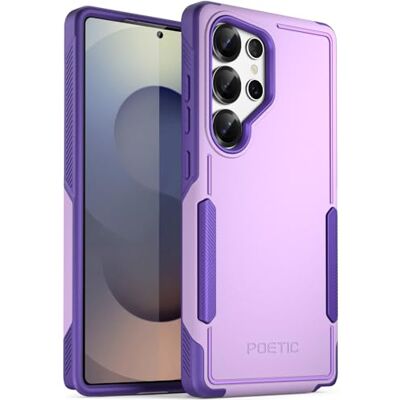 POETIC Neon Case voor Samsung Galaxy S25 Ultra 5G, Dual Layer Heavy Duty Robuuste Lichtgewicht Slanke Shockproof Beschermhoes Telefoonhoes, Paars POETIC Neon Case voor Samsung Galaxy S25 Ultra 5G, Dual Layer Heavy Duty Robuuste Lichtgewicht Slanke Shockproof Beschermhoes Telefoonhoes, Paars