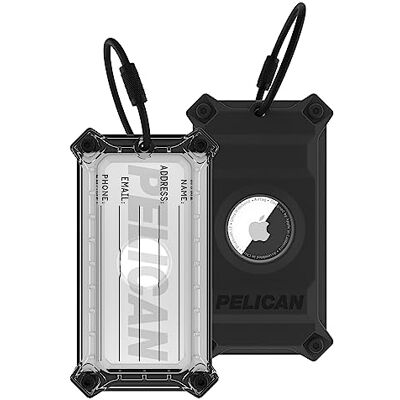 Pelican Bagagelabel, houder voor Apple AirTag Krasbestendig & Stalen Plaat Versterkte Bagage AirTag Case w/Naamtag & RVS Loop Robuuste Bagagelabel w/Airtag Case voor Reizen Zwart Pelican Bagagelabel, houder voor Apple AirTag Krasbestendig & Stalen Plaat Versterkte Bagage AirTag Case w/Naamtag & RVS Loop Robuuste Bagagelabel w/Airtag Case voor Reizen Zwart