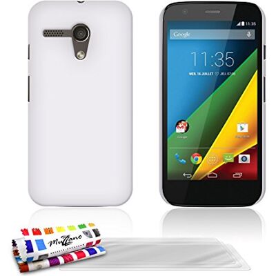MOTOROLA - MOTO G - Wit - 3 screenfolies - hoesje MOTOROLA - MOTO G - Wit - 3 screenfolies - hoesje