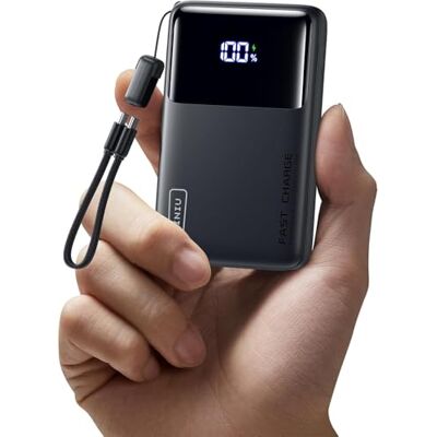 INIU Ultra Slim 10000mAh Power Bank, 45W Snelladen USB-C Draagbare Oplader Met afneembare USB-C-kabel, reisbenodigdheden, draagbare powerbank voor iPhone 17 16, Samsung S26 S25, Xiaomi, iPad enz. INIU Ultra Slim 10000mAh Power Bank, 45W Snelladen USB-C Draagbare Oplader Met afneembare USB-C-kabel, reisbenodigdheden, draagbare powerbank voor iPhone 17 16, Samsung S26 S25, Xiaomi, iPad enz.