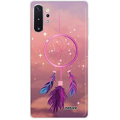 Evetane Siliconen hoesje compatibel met Samsung Galaxy Note 10 Plus Volledige bescherming 360, dun en transparant Voor en achter Hoge sterkte Dromenvanger Roze Evetane Siliconen hoesje compatibel met Samsung Galaxy Note 10 Plus Volledige bescherming 360, dun en transparant Voor en achter Hoge sterkte Dromenvanger Roze