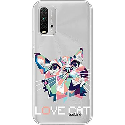 Evetane Beschermhoes van siliconen voor Xiaomi Redmi 9T – rondom bescherming 360, dun en transparant – beschermhoes voor en achter – hoge weerstand – Cat Pixels Evetane Beschermhoes van siliconen voor Xiaomi Redmi 9T – rondom bescherming 360, dun en transparant – beschermhoes voor en achter – hoge weerstand – Cat Pixels