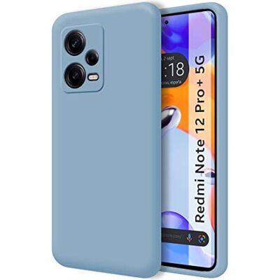 Tumundosmartphone Zachte vloeibare siliconen beschermhoes voor Xiaomi Redmi Note 12 Pro+ Plus 5G, blauw Tumundosmartphone Zachte vloeibare siliconen beschermhoes voor Xiaomi Redmi Note 12 Pro+ Plus 5G, blauw