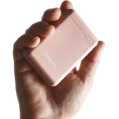 Intenso Powerbank XS 10000, draagbare oplader (10000mAh, compatibel met smartphone/tablet-pc en meer) Rosé Intenso Powerbank XS 10000, draagbare oplader (10000mAh, compatibel met smartphone/tablet-pc en meer) Rosé
