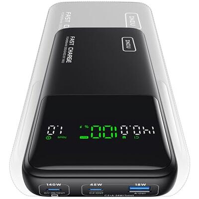 INIU Laptop PowerBank, 140W 25000mAh Power Bank snel opladen kleine externe mobiele telefoon batterijen USB-C ingang & uitgang voor MacBook iPad iPhone 18 17 16 15 14, reizen INIU Laptop PowerBank, 140W 25000mAh Power Bank snel opladen kleine externe mobiele telefoon batterijen USB-C ingang & uitgang voor MacBook iPad iPhone 18 17 16 15 14, reizen