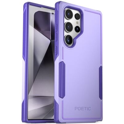 POETIC Neon Serie Hoesje Compatibel met Galaxy S24 Ultra 5G 6,81 inch, Dual Layer Heavy Duty Tough Robuuste Lichtgewicht Slanke Shockproof Beschermhoes Case, Paars POETIC Neon Serie Hoesje Compatibel met Galaxy S24 Ultra 5G 6,81 inch, Dual Layer Heavy Duty Tough Robuuste Lichtgewicht Slanke Shockproof Beschermhoes Case, Paars