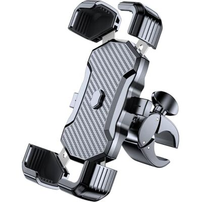 Miracase Universele telefoonhouder voor motorfiets, 2025: motorfiets mobiele telefoonhouder voor scooter/Vespa/bromfiets, compatibel met iPhone 16/15/14/13/12Pro Max en Samsung Galaxy S25/s24/s23/s22 Miracase Universele telefoonhouder voor motorfiets, 2025: motorfiets mobiele telefoonhouder voor scooter/Vespa/bromfiets, compatibel met iPhone 16/15/14/13/12Pro Max en Samsung Galaxy S25/s24/s23/s22
