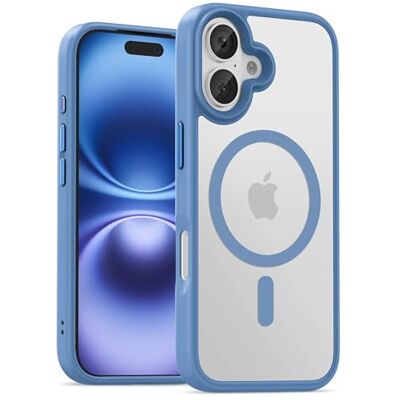 UNBREAKcable Magnetisch hoesje voor iPhone 16, 6,1 inch, compatibel met MagSafe, volledige camerabescherming, ingebouwde magnetische ring, valbescherming, schokbestendig, dun telefoonhoesje UNBREAKcable Magnetisch hoesje voor iPhone 16, 6,1 inch, compatibel met MagSafe, volledige camerabescherming, ingebouwde magnetische ring, valbescherming, schokbestendig, dun telefoonhoesje