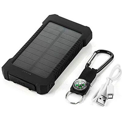 Shot Case Externe batterij Solar voor Xiaomi Mi 9T Pro Smartphone Tablet oplader Universal Power Bank 4000 mAh 2 USB-poorten Shot Case Externe batterij Solar voor Xiaomi Mi 9T Pro Smartphone Tablet oplader Universal Power Bank 4000 mAh 2 USB-poorten