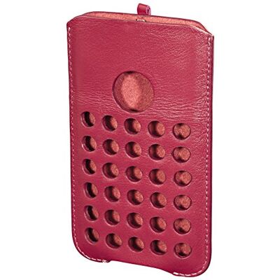 Hama 00119080 S-View beschermhoes voor iPhone 5C, koraal Hama 00119080 S-View beschermhoes voor iPhone 5C, koraal