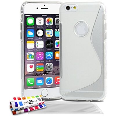 MUZZANO - iPhone 6 - Doorzichtige hoes - 3 schermbeschermers MUZZANO - iPhone 6 - Doorzichtige hoes - 3 schermbeschermers